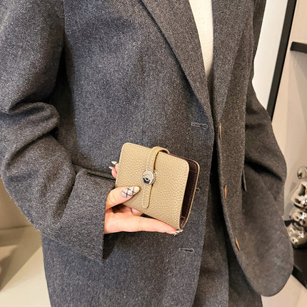 2025 Long Wallet Women's Folding Large Capacity Wallet Cross-border New Style Soft Leather Women's Hand Bag for Mobile Phone Wallet Bag