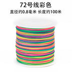 Color / No. 72 100 meters