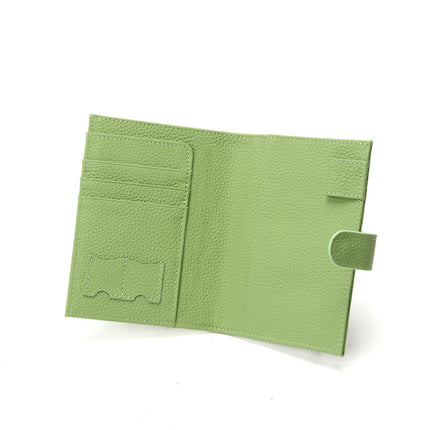 FEID Passbook Bag Protective Cover Multi-functional Certificate Storage Card Bag Genuine Leather Women's Cowhide Coin Purse Small Bag