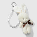 1 white rabbit keychain