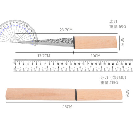 Skating knife new ice hockey knife chiseling ice knife bar utensils ice carving knife ice cutting utensils in stock