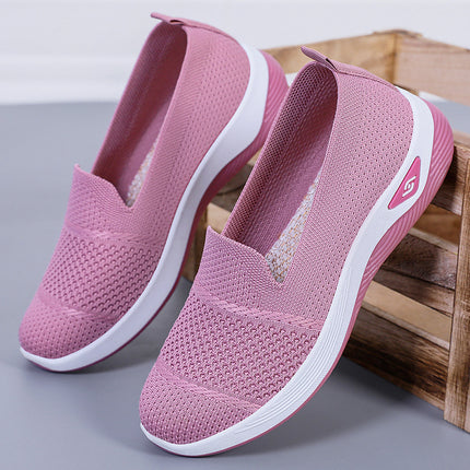Women's Shoes 2026 New Style Mom Shoes Cross-Border Wholesale Shallow Versatile Shoes Casual Slip-On Women's Shoes