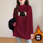 wine red Little Black Cat] / S