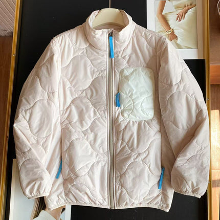 2025 Couple's New Autumn and Winter Outdoor Water-Repellent Lightweight Thickeneded Warm Stand-Up Collar Cotton Jacket 2532
