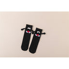 Red nose black / [hand-in-hand socks and nude socks] one size fits all (36-43)