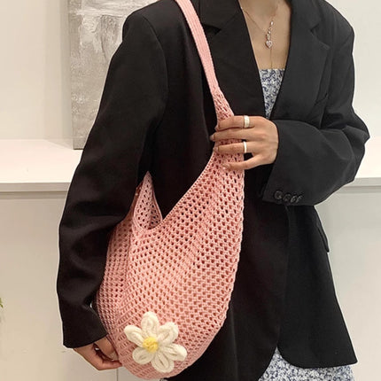 Large-Capacity Bag for Women 2025 New Versatile One-Shoulder Seaside Vacation Beach Bag Woven Straw Commuter Tote Bag