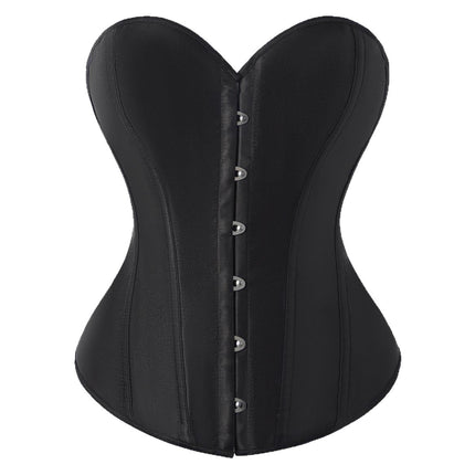 Hot-Selling Classic Sexy Satin Waist-Cinching Slimming Fishbone Corset Direct Supply