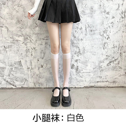 Guangzhou Baihui women's fishing net socks anti-hook silk thin love black silk long one-in-one socks European and American jk pantyhose wholesale