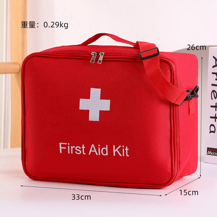 Household Medicine Box, Travel Portable Medicine Box, Carry-On Medicine Storage, Large-Capacity Cross-Body Rescue Medicine Cosmetics Bag