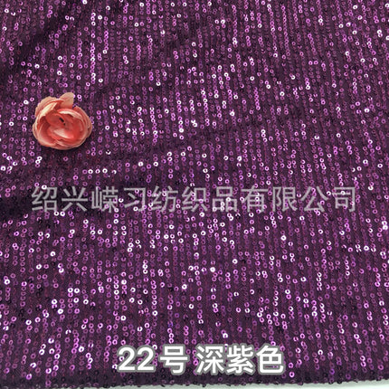 3mm straight sequins embroidered stretch mesh vertical embroidered beads fabric dress wedding dress stage clothing fabric wholesale