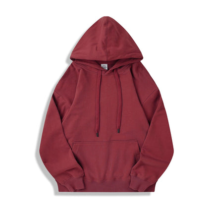 350g Hooded Sweatshirt for Men and Women, Spring & Fall Hooded Pullover Top, Loose Couple Outwear, Casual Pure Cotton, Printable