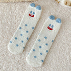 White blue dot / One size fits all