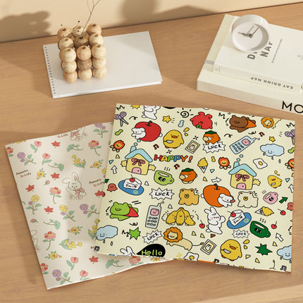 [in stock] Cute P-person Makeup Bag Women's Portable Travel Lazy Large Capacity Storage Bag Magic Patch