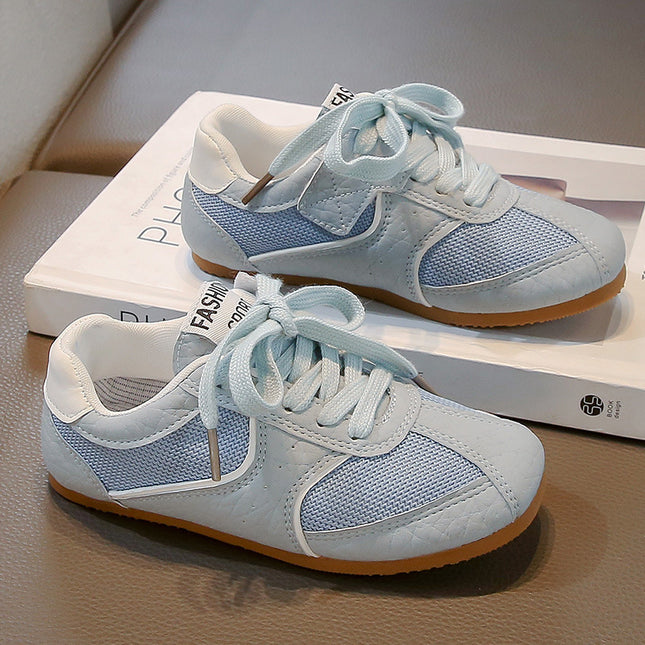 Girls' German Training Board Shoes 2025 Spring and Autumn New Korean Retro Breathable All-match Dopamine Lightweight Children's sneaker