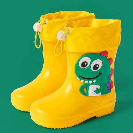 Summer Children's Rain Boots Boys Baby Waterproof Children's Rubber Shoes Non-slip Rain Boots Girls Students Children's Water Shoes