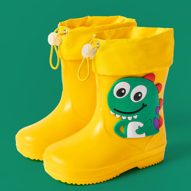 Summer Children's Rain Boots Boys Baby Waterproof Children's Rubber Shoes Non-slip Rain Boots Girls Students Children's Water Shoes