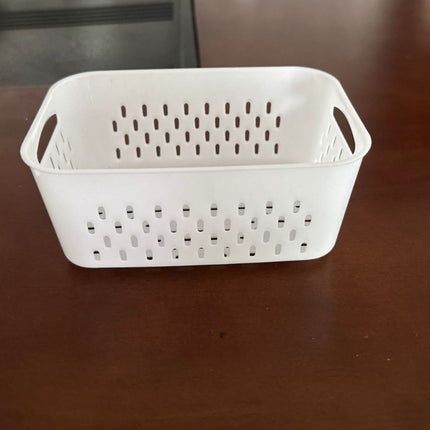 Fcm Food-Grade Certified Fresh-Keeping Box with Lid, Food-Grade Refrigerator Special Sealing Ring with Drain Basket for Kitchen Storage