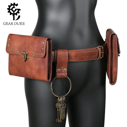 Foreign trade wholesale new bag women's European and American retro ladies waist bag mini outdoor mobile phone change clothing accessories