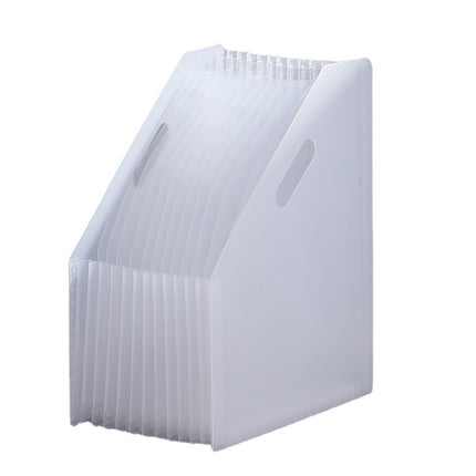 a4 Large Capacity Oblique Vertical Organ Bag Student Test Paper Storage and Arrangement Information Bag Telescopic Storage Folder
