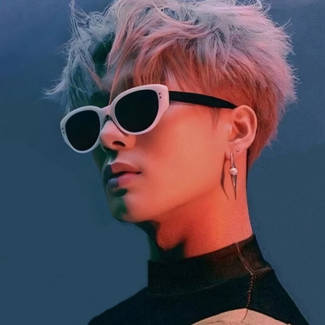 The Same Style of Sunglasses for Women, High-End Korean Style Retro Sunglasses for Men, Anti-Uv Glasses 2023 New Style