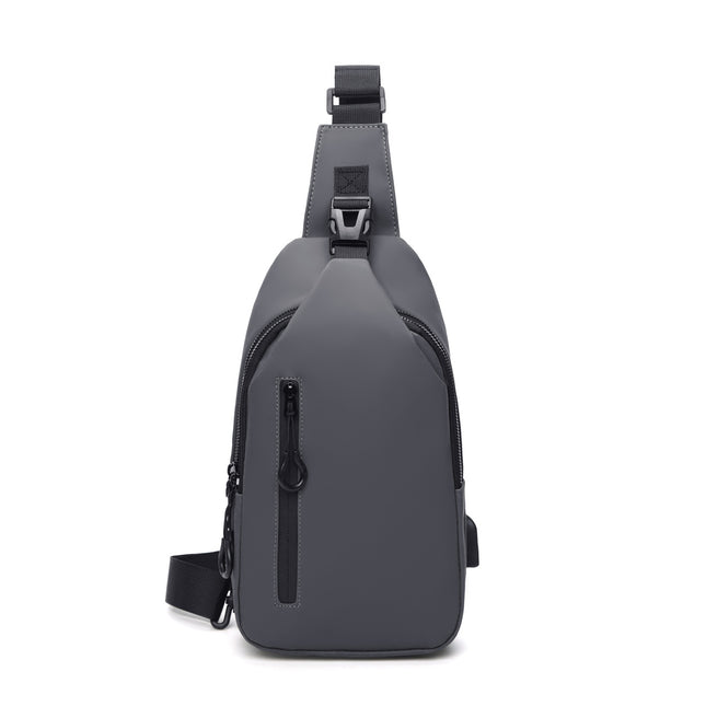 Chest Bag Men's Shoulder Crossbody Bag Simple Casual Trendy Multi-function Shoulder Bag Men's Bag Small Backpack Fashionable Chest Bag