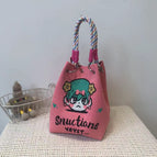 Alphabet flower boy handbag