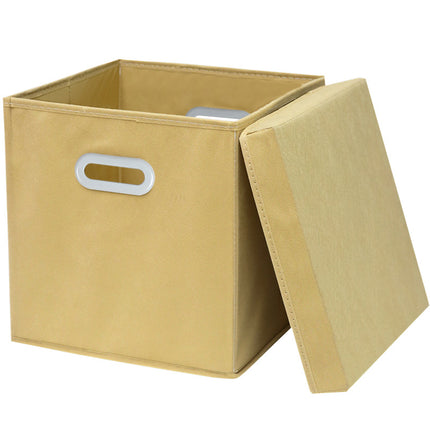 Amazon Coverless Storage Box Fabric Storage Box Foldable Large Clothes Organiser Toy Storage Box Cross Border