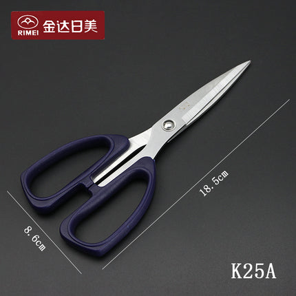 JINDA RIUS K24A Strong Scissors Thickened Blue Handle K25A Household Scissors K26A Large Office Scissors