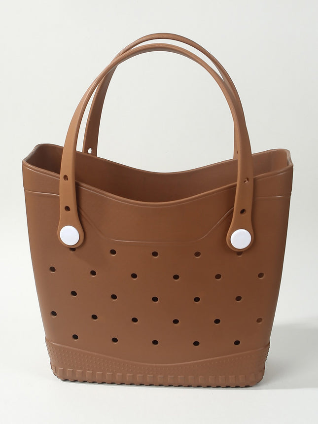 2025 Summer New EVA Hole Bag Casual Women's Handbag Beach Pet Bag Wear-resistant in stock Tote Bag