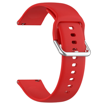 Suitable for Xplora X6 Play Children's Watch Silicone Strap Sports Wristband 20mm Silver Buckle
