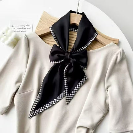 2025 New Long Scarf Korean Style Printed Temperament Scarf Summer Fashion Decorative Bangle Scarf Factory Wholesale