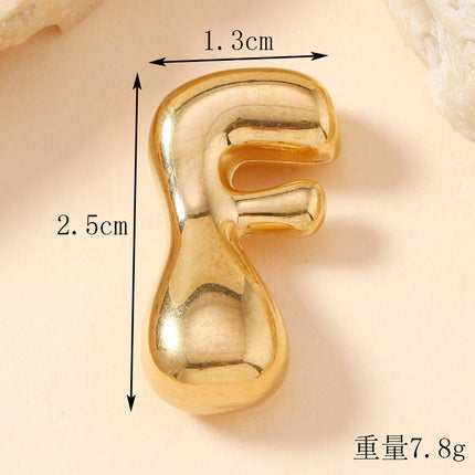 Pendant Single Pendant European and American Fashion Stainless Steel Jewelry Mini Bubble English Letter Pendant DIY Accessories Jewelry