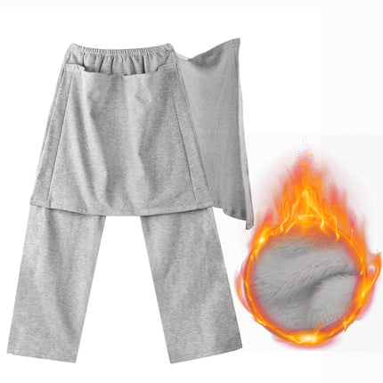 Bedridden Leg Fracture Adult Incontinence Care Open Crotch Pants Summer Autumn and Winter Cotton Men and Women's Bed Easy-to-Wear and Unisex Maternity Pants