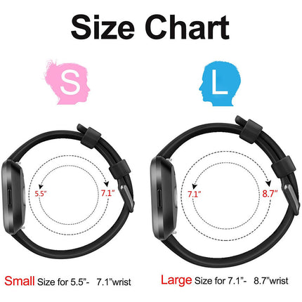 For Fitbit Versa/Versa 2/VersaLiteSE monochrome silicone color buckle strap replacement wristband