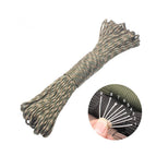 10-core multifunctional umbrella rope army green camouflage