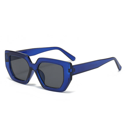 Cross-border Polygon Large Frame European and American Hot Girls Photo Shown Face Small Sunshade Sunglasses Simple Fashion Hip Hop Sunglasses Trendy