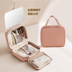 Quadruple storage hook bag/27*11*24cm / Peach powder/full screen mirror