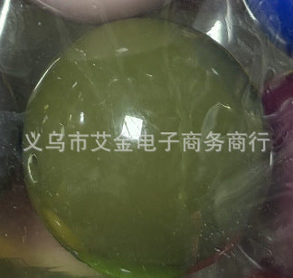 30mm solid color acrylic beads 25mm smooth translucent popular necklace key chain clothing headdress pendant