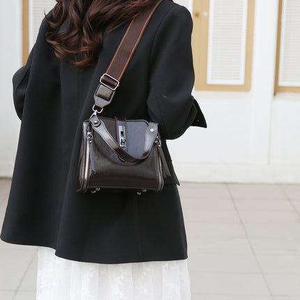 Cross-Border Light Luxury Bags for Women 2025 New Fashionable and Atmospheric Bucket Bags, Versatile, Simple and Western-Style Single Shoulder Cross-Body Bags