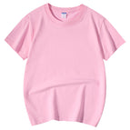 Children's short-sleeved t-shirt children's pink / 100cm