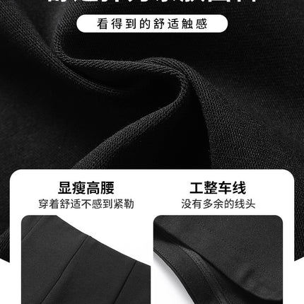 2025 New Summer Black Tight Shorts for Women, High-Waisted Bottoms, Missing Casual Hot Girls Outer Wear Slimming Hot Pants