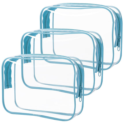 Security Check Storage Bag Liquid Cosmetic Bag Airplane Sealed Bag Airplane Boarding Storage Bag Transparent Cosmetic Bag