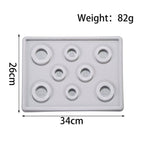 Large bracelet bead plate 26*34.5cm [about 82g] / 1.5cm thickness/1 piece