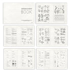 Pure inner pages, 6 pages and 11 sides, no sewing tools / 23*34CM