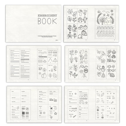 Cross-Border Popular Original Stitchbook Needlework Handmade Embroidery Needlework DIY Embroidery Book Embroidery Material Kit