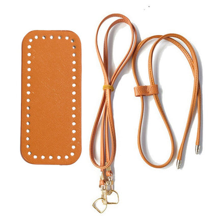2025 Cross-border New Handmade Coin Purse Mobile Phone Bag Diy Accessories Leather Bottom Shoulder Strap suit Making Materials