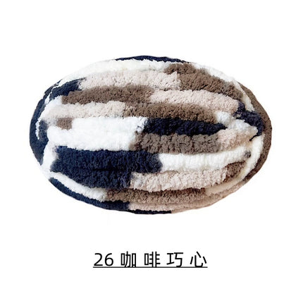 2CM extra thick ice blanket hand-woven line large thickness chenille cushion DIY line Iceland close-fitting soft extra thick line