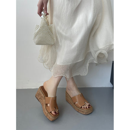 2026 Summer New European and American Fashion Thick-Soled Platform Women's Shoes Open-Toe Sexy Sandals