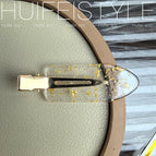 Transparent gold foil system