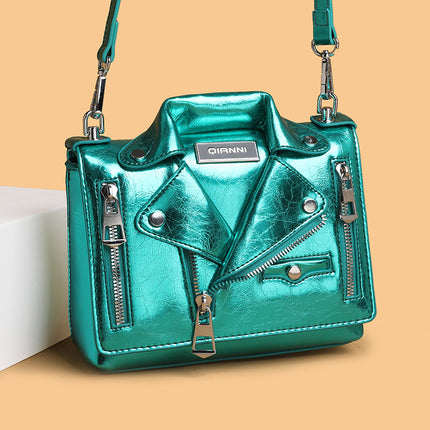 Cross-Border Personalized Clothing Bags for Women 2025 New European and American Fashion Rivet Bags Single Shoulder Crossbody Small Square Bag Trendy
